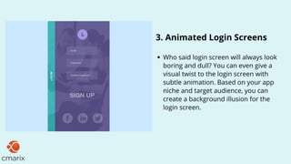 10 Creative Ways To Use Animation In Mobile Apps Ppt 10 Creative Ways To Use Animation In Mobile Apps Ppt