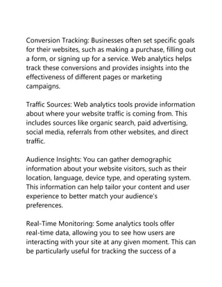 Web Analytics | PDF