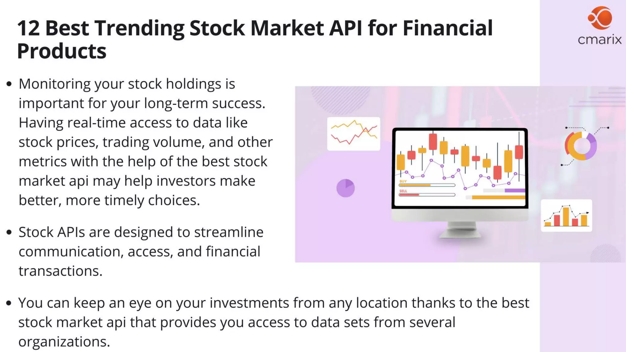 Top 12 Trending Stock Market API for Financial Products PPT