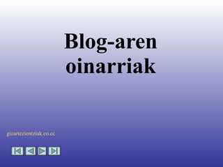 Blog-aren
                         oinarriak

gizartezientziak.co.cc
 