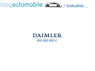 / Industrie… 600 000 000 € 