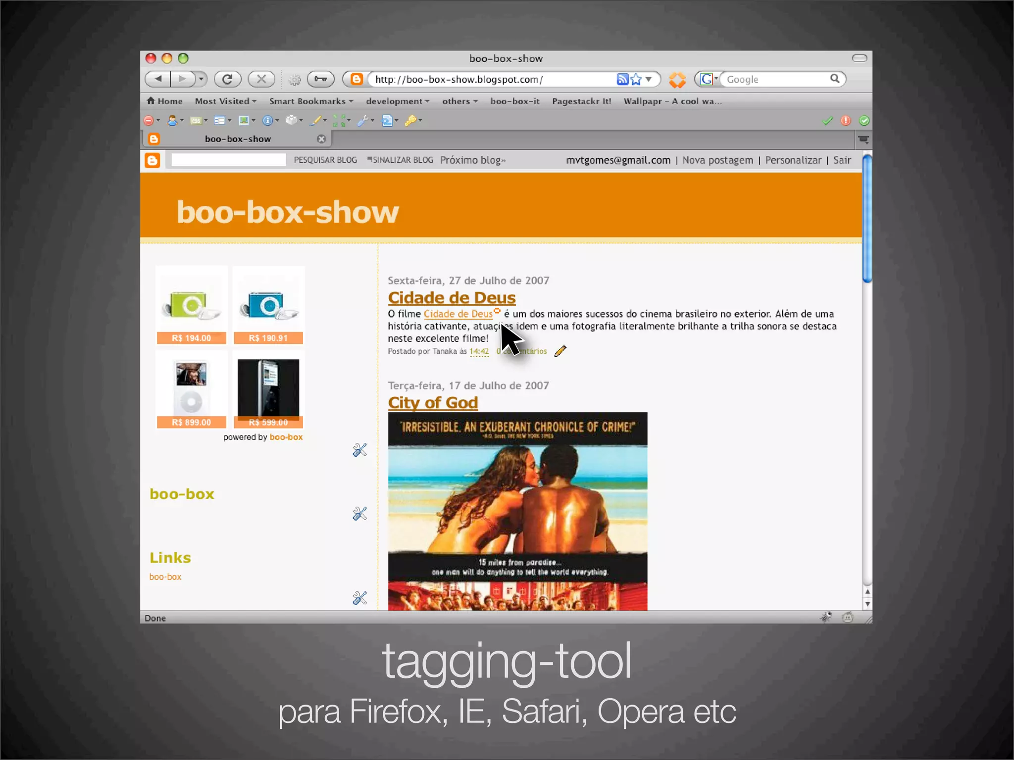 boo-box, lançamentos no BlogCamp SP 2008