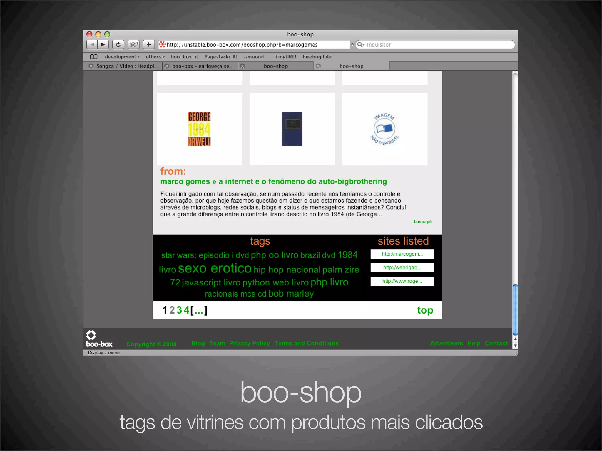 boo-box, lançamentos no BlogCamp SP 2008