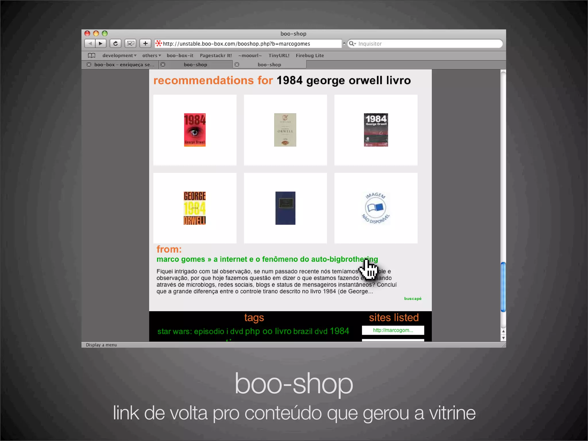 boo-box, lançamentos no BlogCamp SP 2008