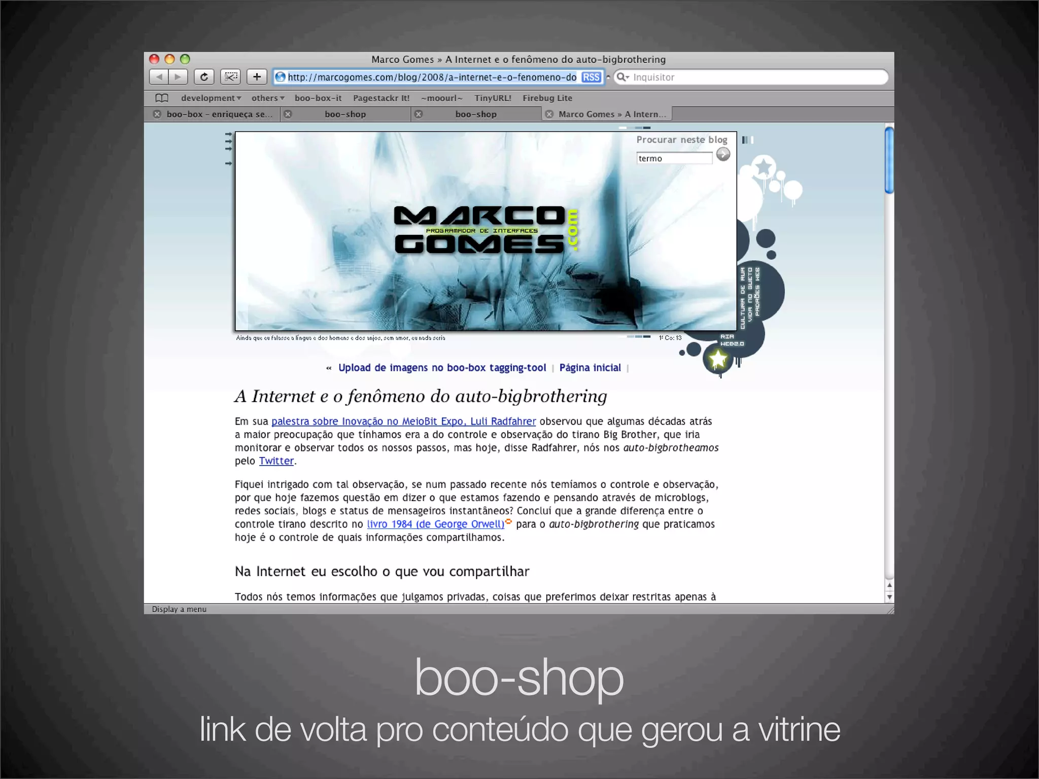 boo-box, lançamentos no BlogCamp SP 2008