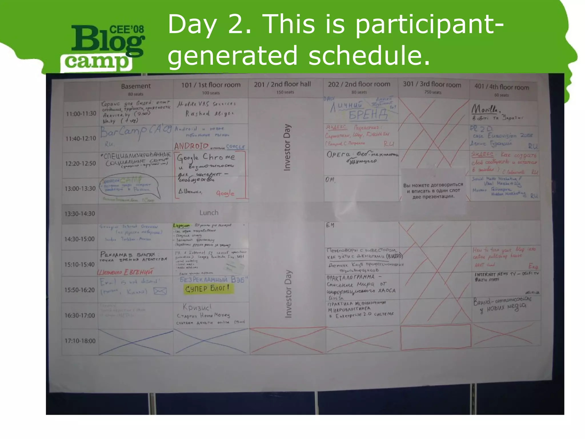 What is a barcamp - BarCamp in Saint-Petersburg Russia 2009 (en)