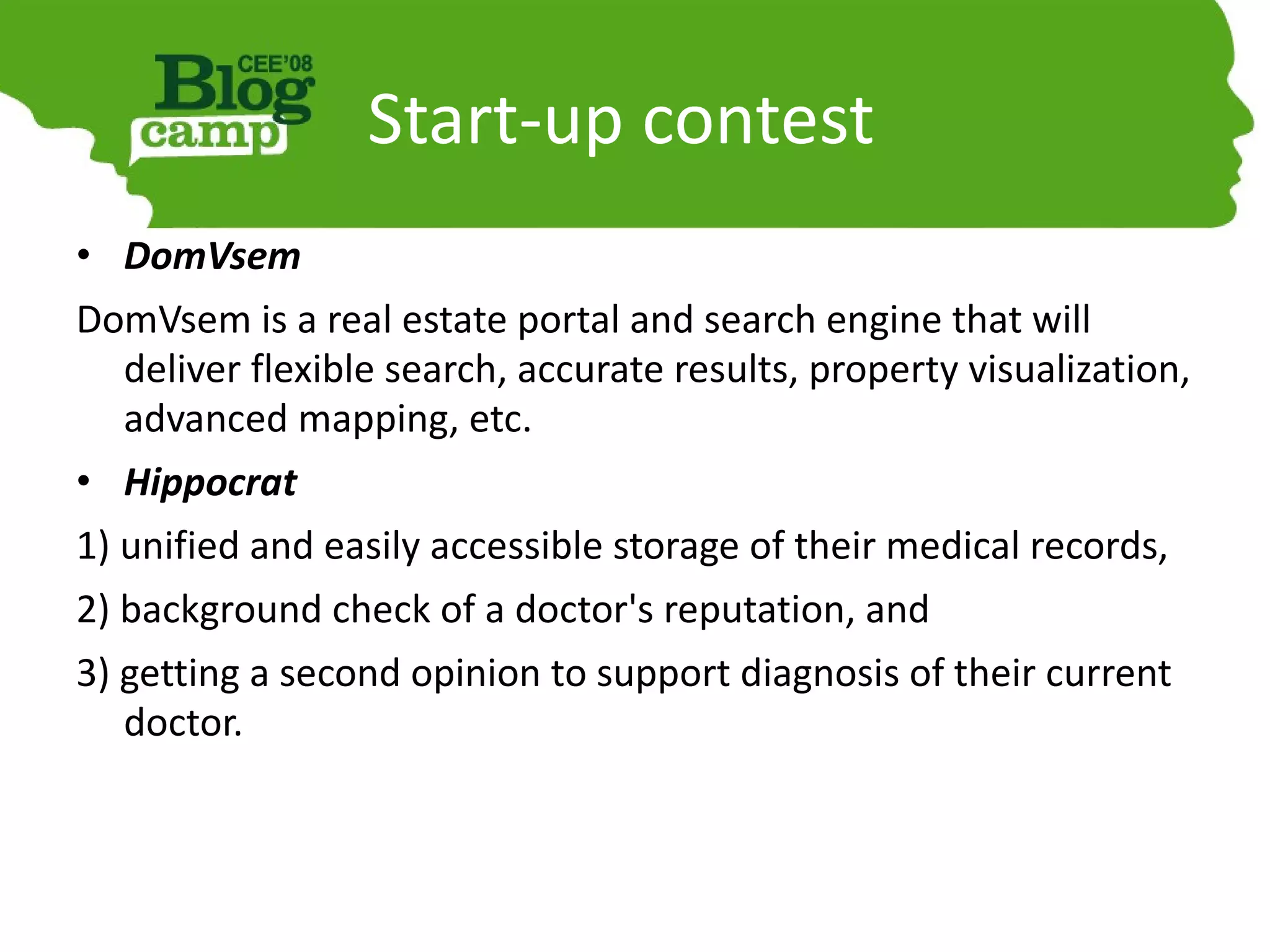 What is a barcamp - BarCamp in Saint-Petersburg Russia 2009 (en)