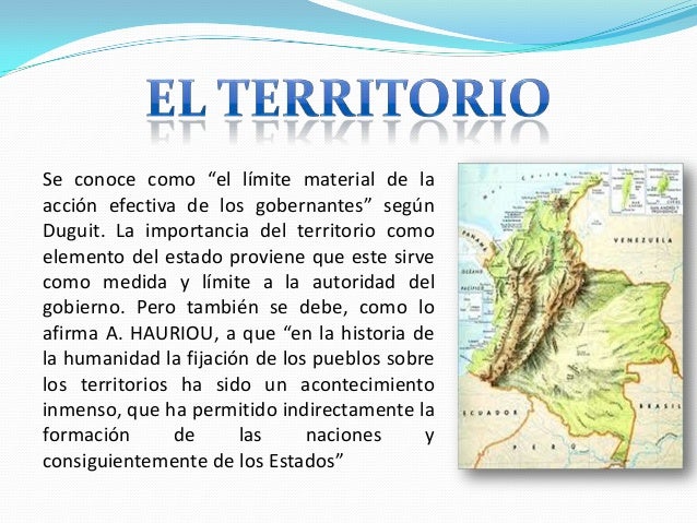 Elementos del estado