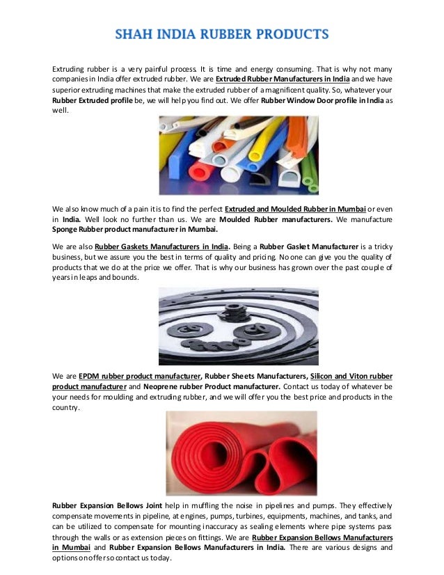 rubber business in india