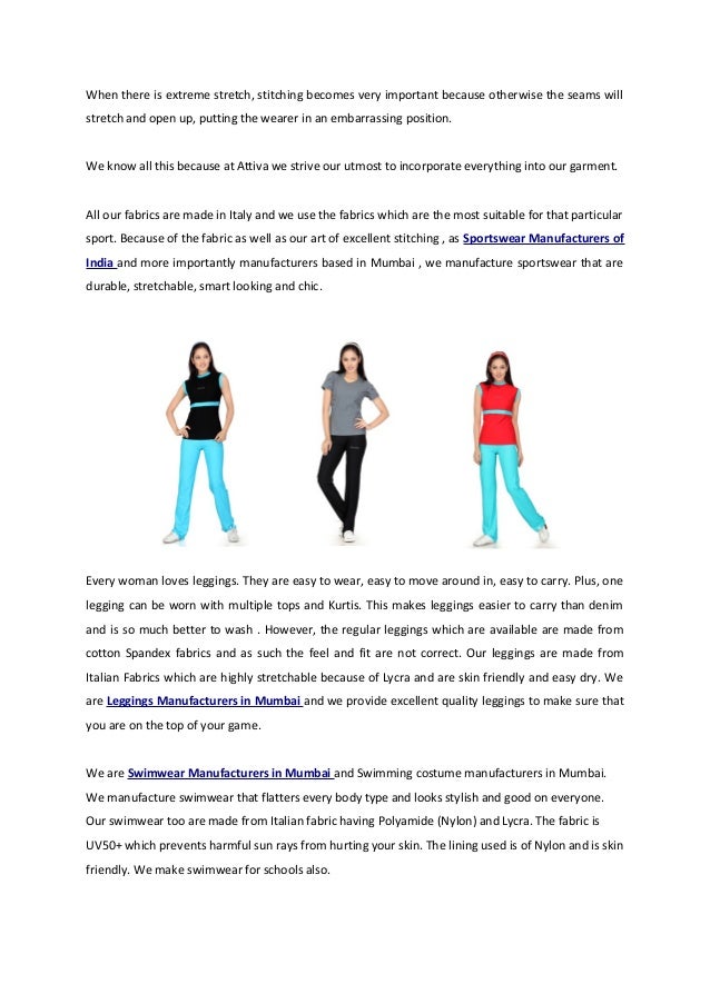 Swimwear Manufacturers, Suppliers and Exporters India