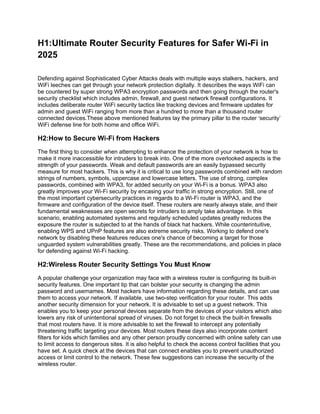 Curated visual reference: Visual Reference: Ultimate Router Security Features For Safer Wi Fi In 2026