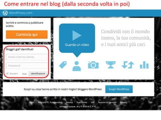 Come entrare nel blog (dalla seconda volta in poi)

 