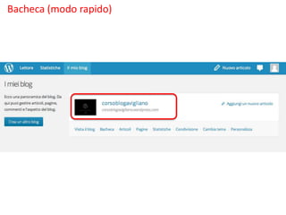 Bacheca (modo rapido)

 