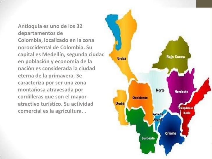ACTIVIDADES ECONOMICAS DE ANTIOQUIA
