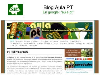 Blog Aula PT En google: “aula pt” 