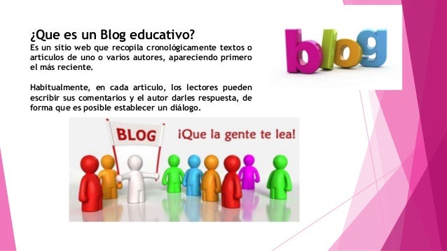 Resultado de imagen para que es un blog educativo