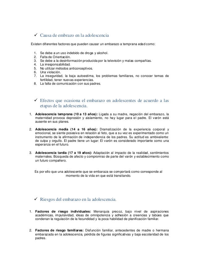 Blog Embarazo En La Adolescencia Pdfjt