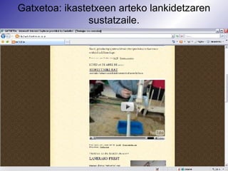Gatxetoa : ikastetxeen arteko lankidetzaren sustatzaile . 