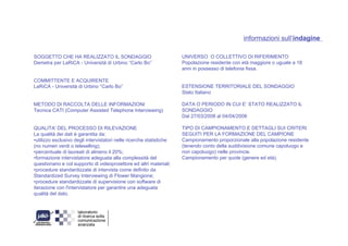 Blog e social network in italia