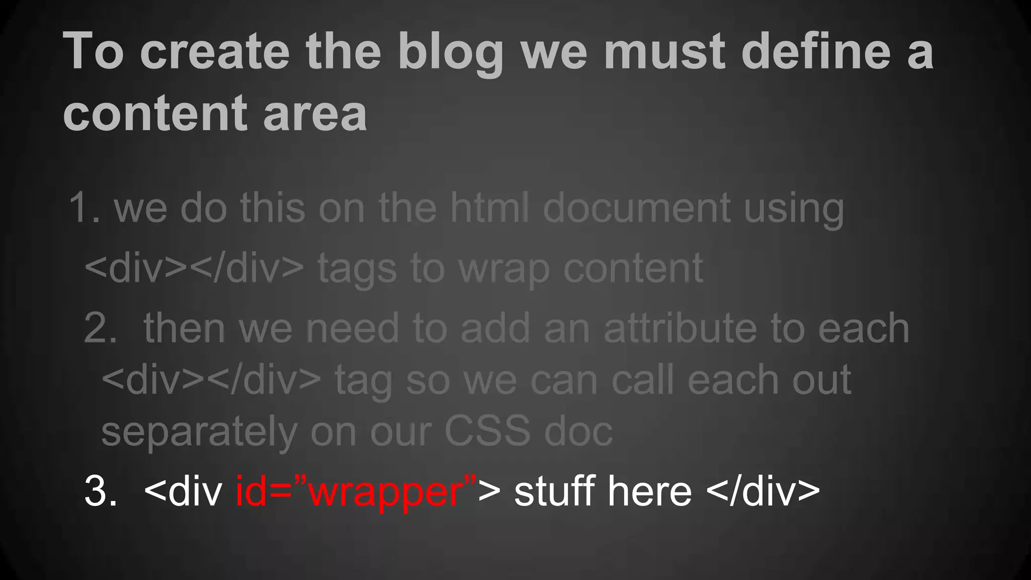 HTML/CSS Web Blog Example | PPTX