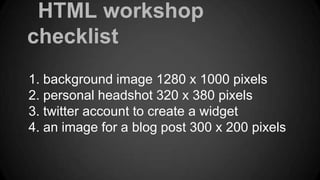 HTML/CSS Web Blog Example | PPT