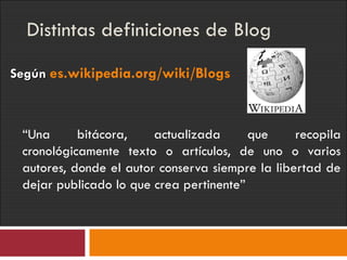 Blog exposicion | PPT