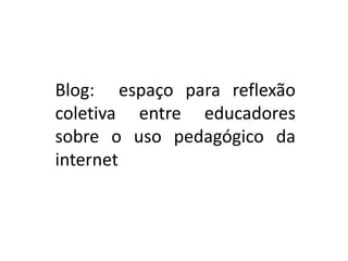 Blog: debate de temas atuais
