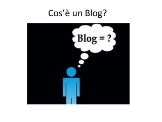 Cos’è un Blog?
 