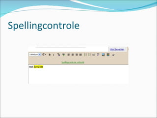 Spellingcontrole 