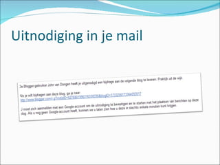 Uitnodiging in je mail 