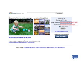 Escribimos nuestra dirección gmail
Ponemos nuestra contraseña.




                                     by scribaid




                              by scribaid
 