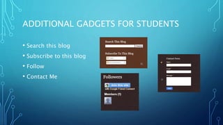 ADDITIONAL GADGETS FOR STUDENTS
• Search this blog
• Subscribe to this blog
• Follow
• Contact Me
 