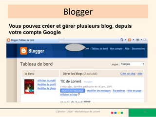 Blogger 2009