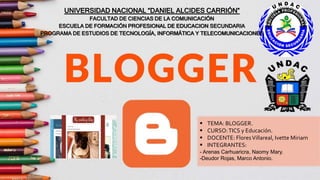 Blogger.