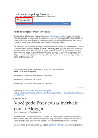 Blogger 31 de agosto de 2011