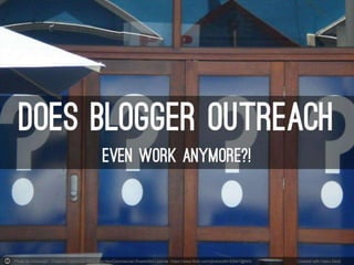 Why Most Blogger Outreach Sucks and How to Fix it
