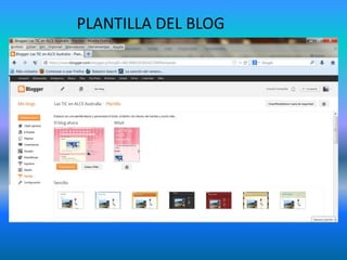 PLANTILLA DEL BLOG
 