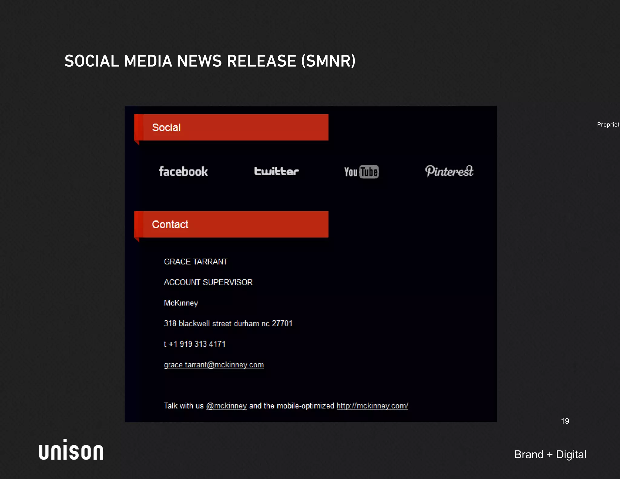 19



Brand + Digital
 