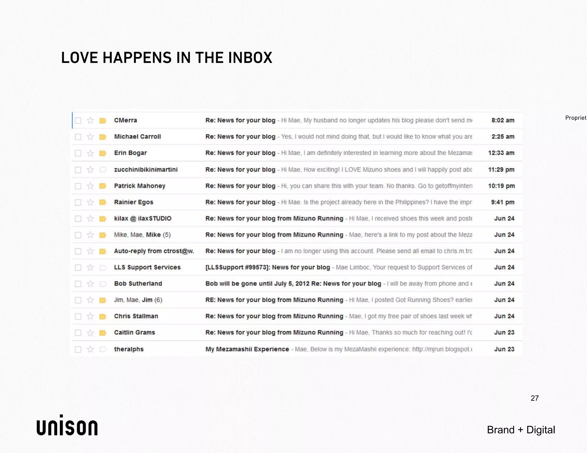 27



Brand + Digital
 