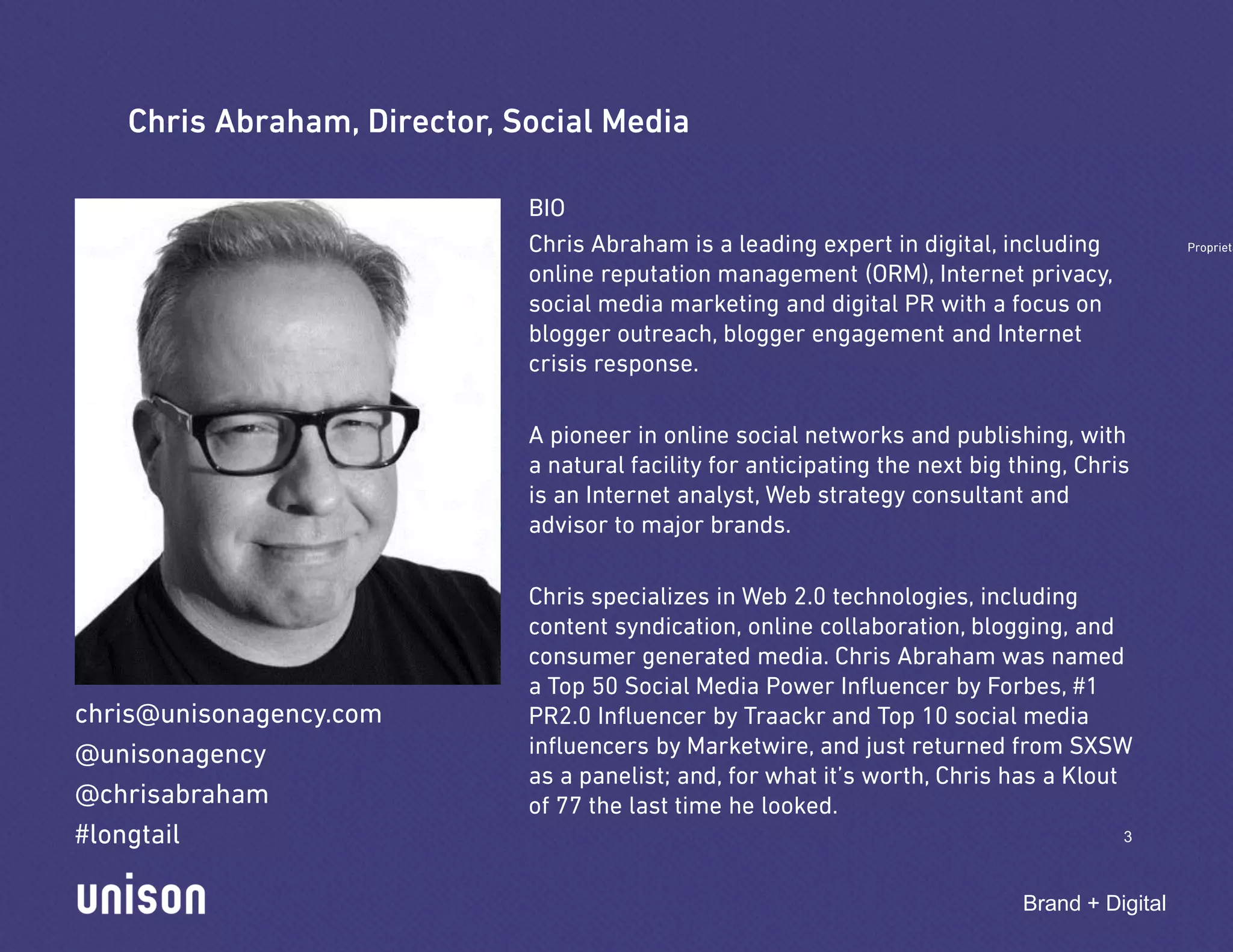 3



Brand + Digital
 