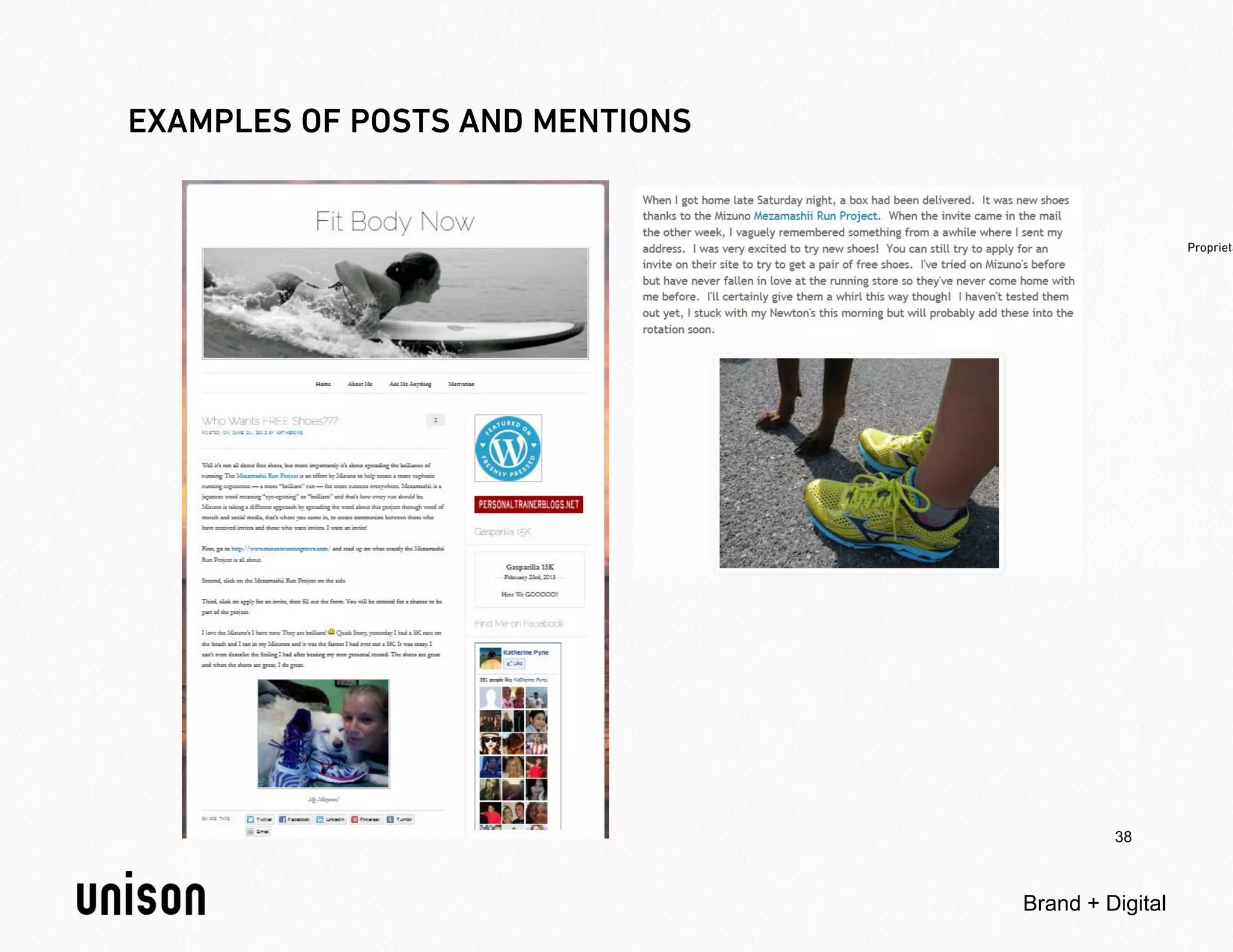 38



Brand + Digital
 