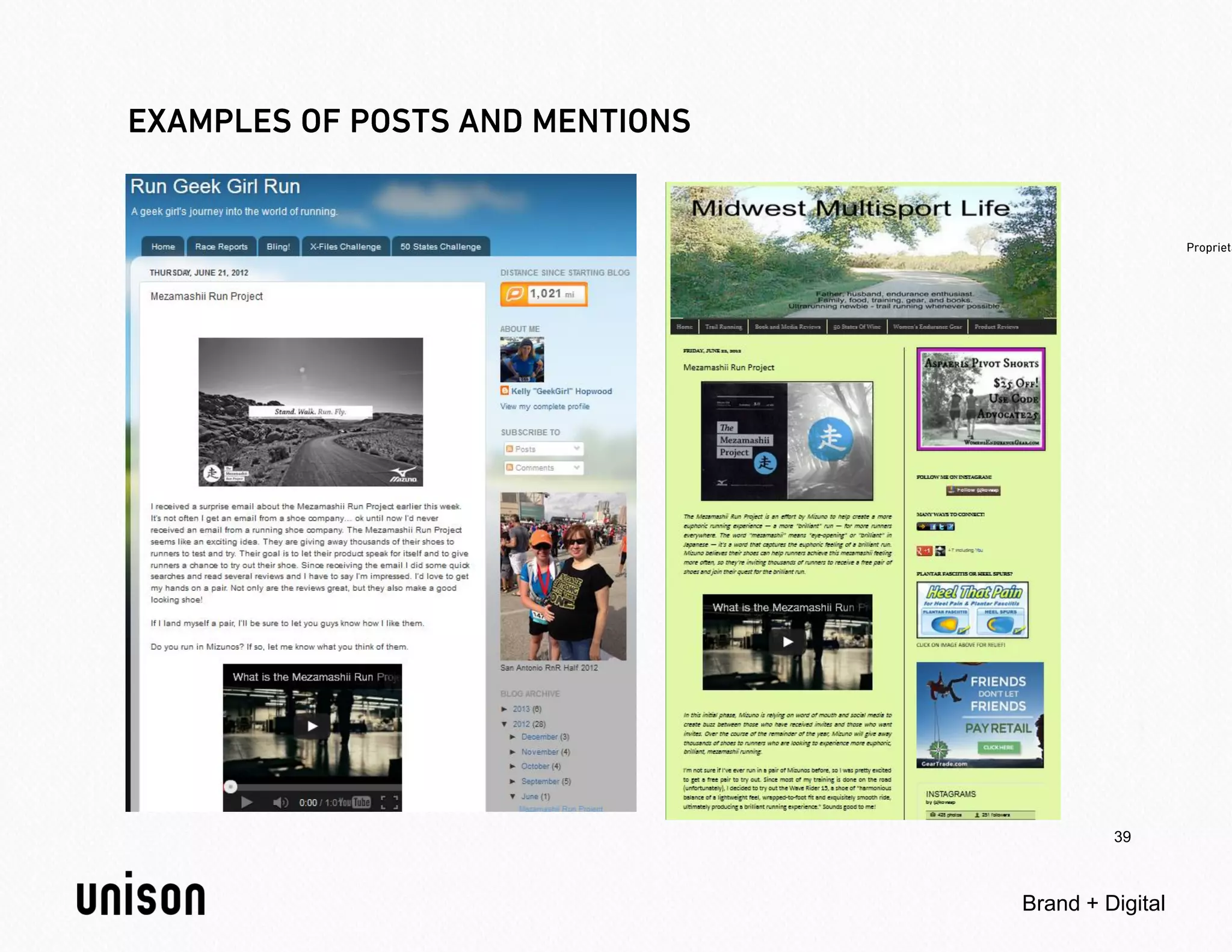 39



Brand + Digital
 