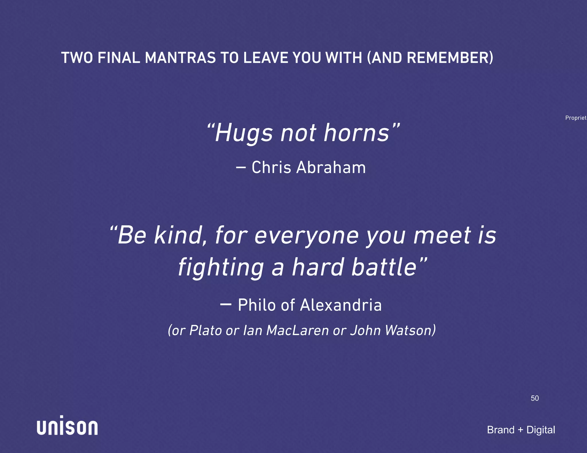 50



Brand + Digital
 