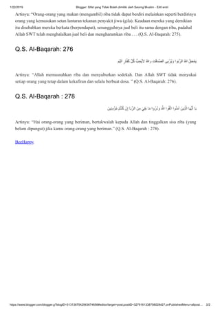 Pengertian Riba dalam islam | PDF