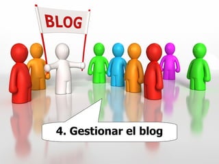 4. Gestionar el blog 