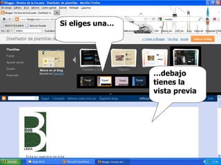 Si eliges una… … debajo tienes la vista previa 
