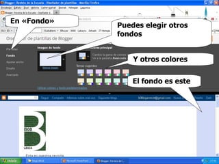 En «Fondo» Y otros colores El fondo es este Puedes elegir otros fondos 