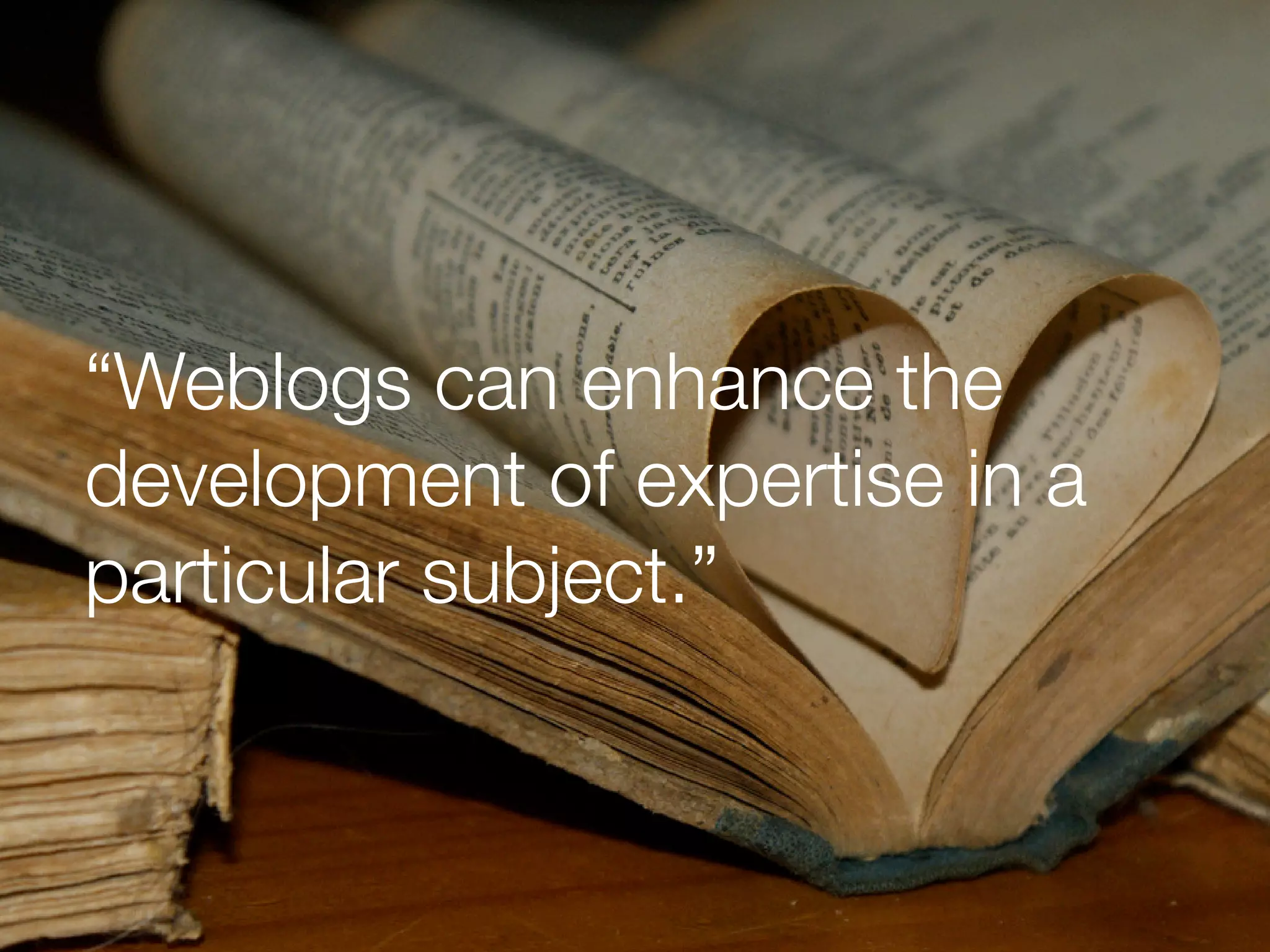 Blogging for the Classroom