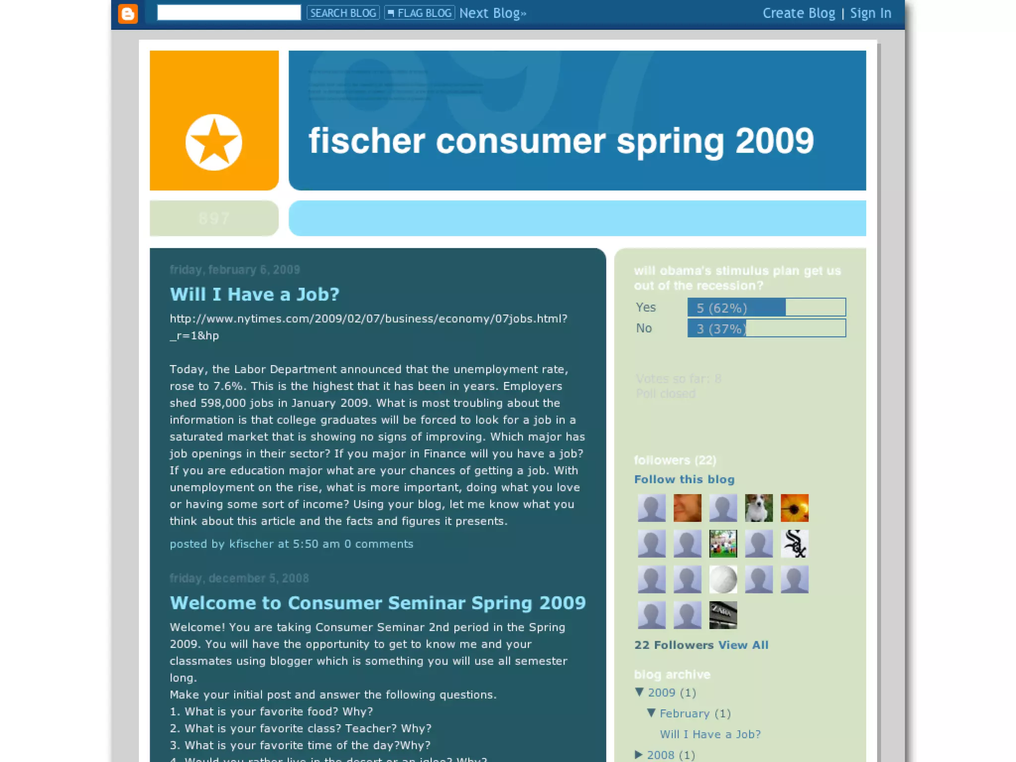 Blogging for the Classroom