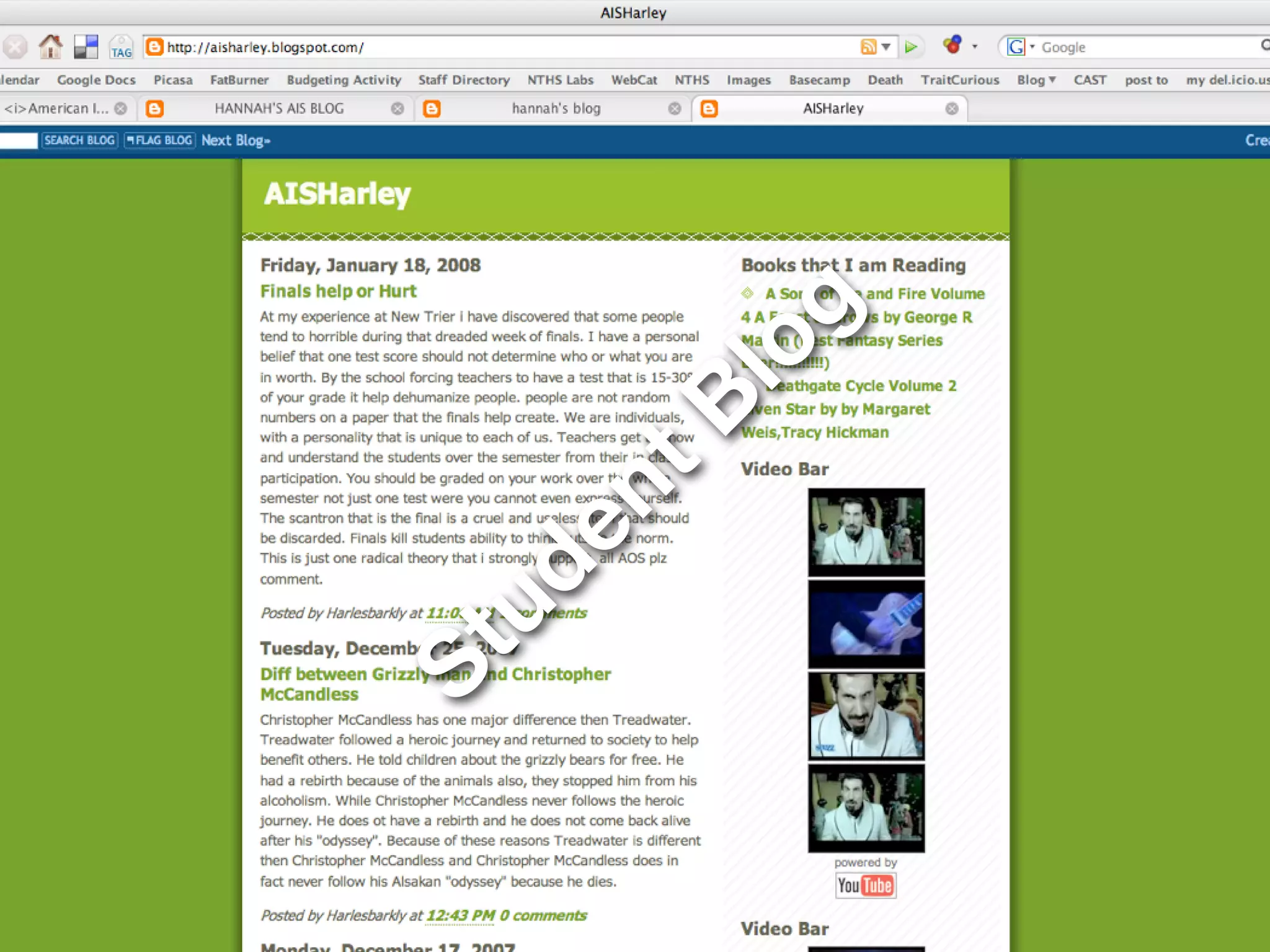 Blogging for the Classroom